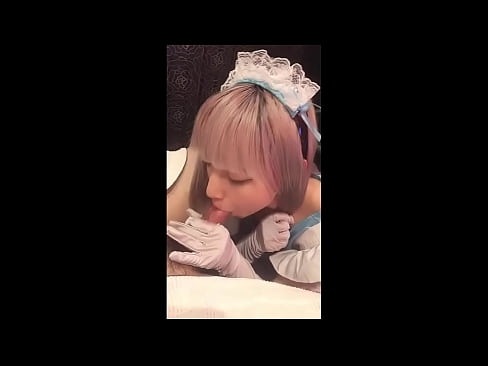 ❤️ Японський ідол [маюка], французький костюм покоївки, частина 1, мінет і дрочка з лосьйоном ❤❌ Порно-відео у нас ❌️❤